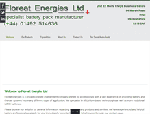 Tablet Screenshot of floreat-energies.co.uk